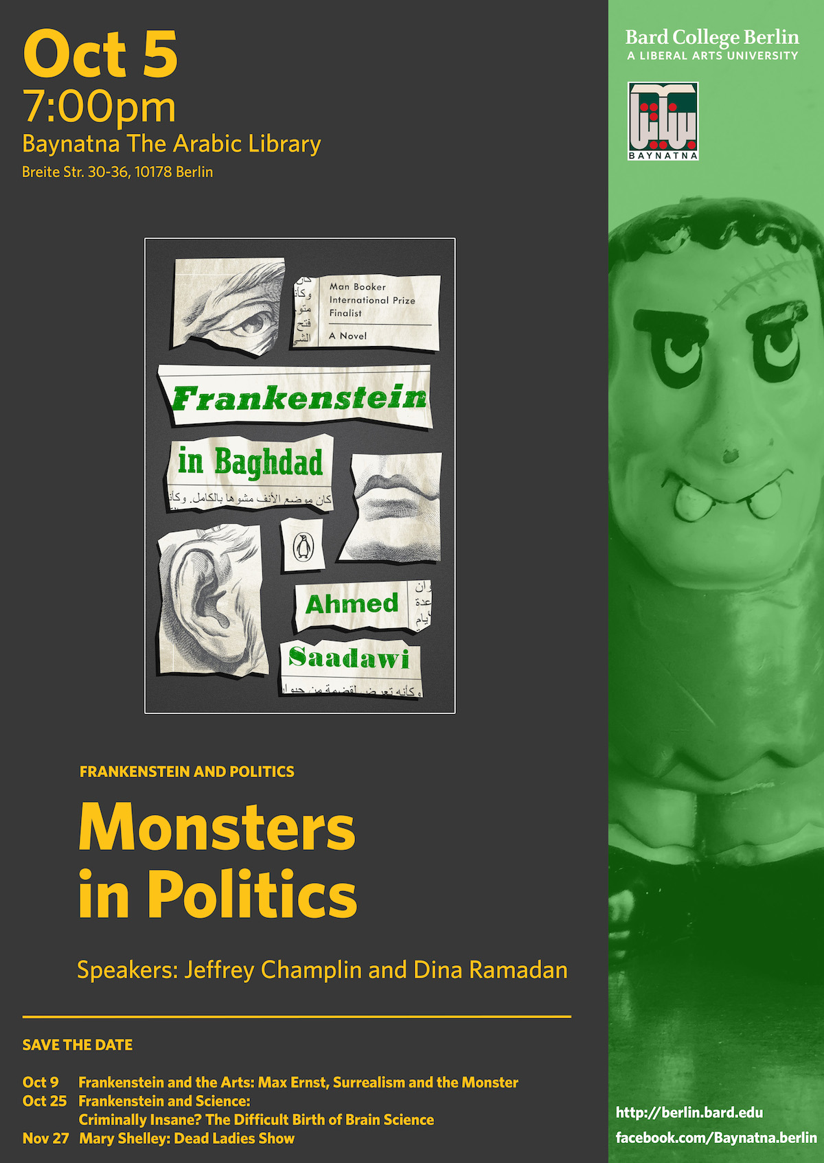 Frankenstein / Eine Uni ein Buch: Monsters in Politics