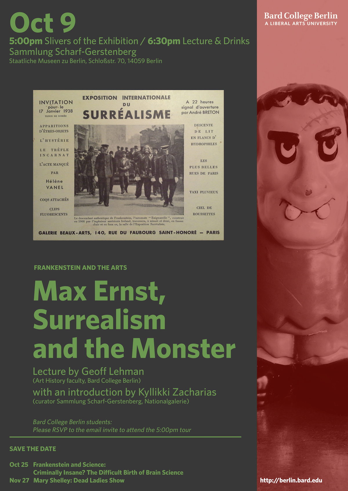 Frankenstein / Eine Uni ein Buch: Max Ernst, Surrealism and the Monster