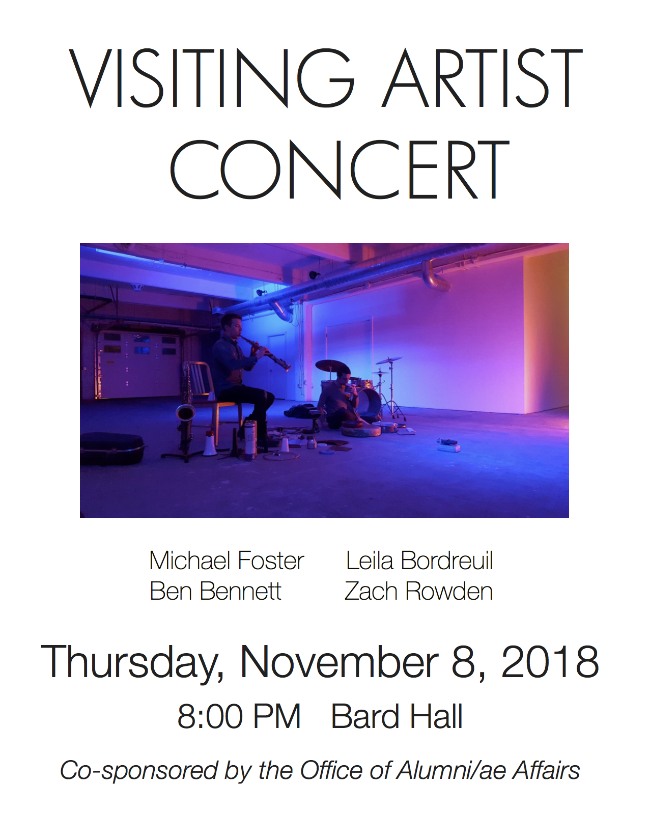 Visiting Artist Concert&nbsp;- Electronic Music and Sound