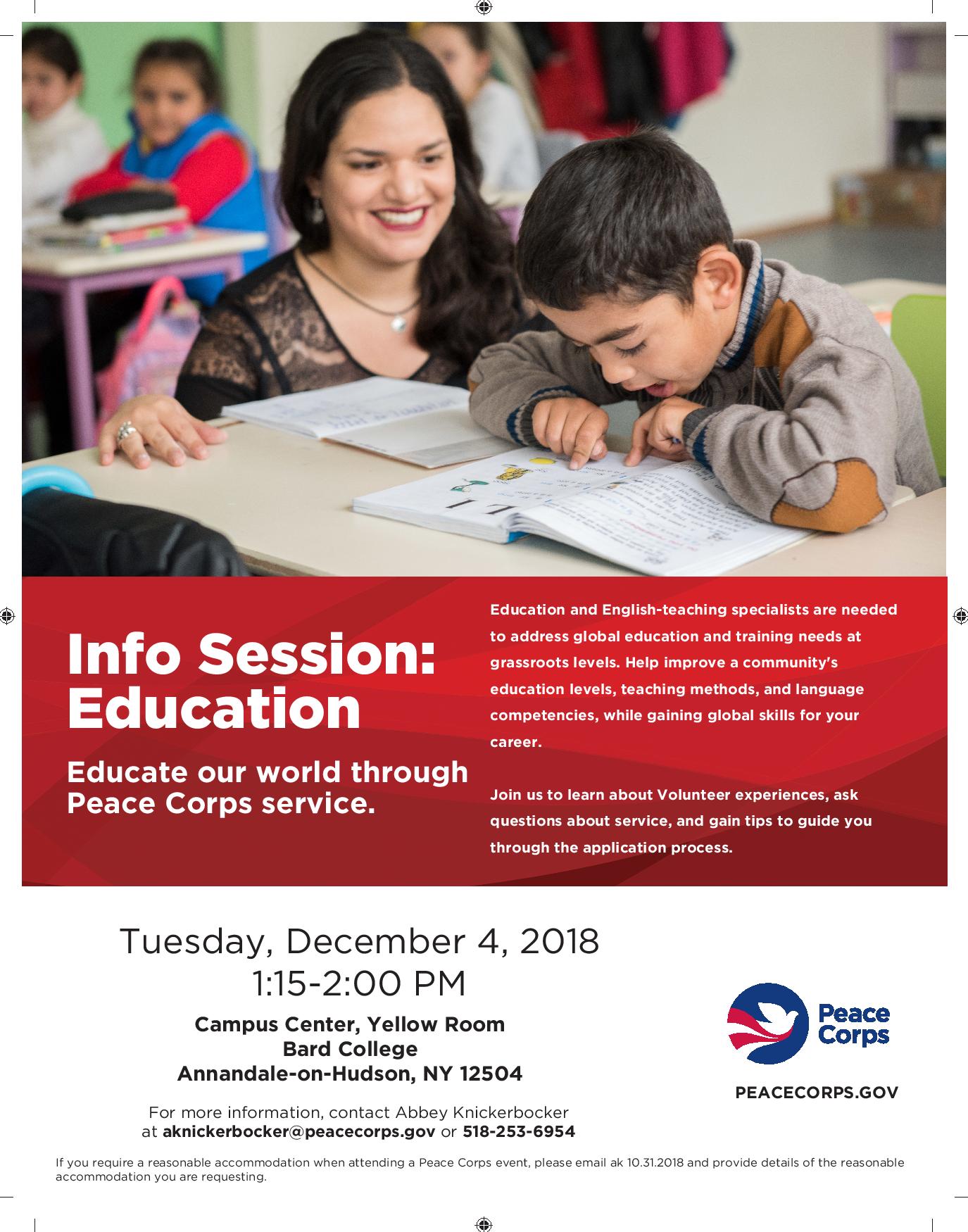 Peace Corps Info Sessions