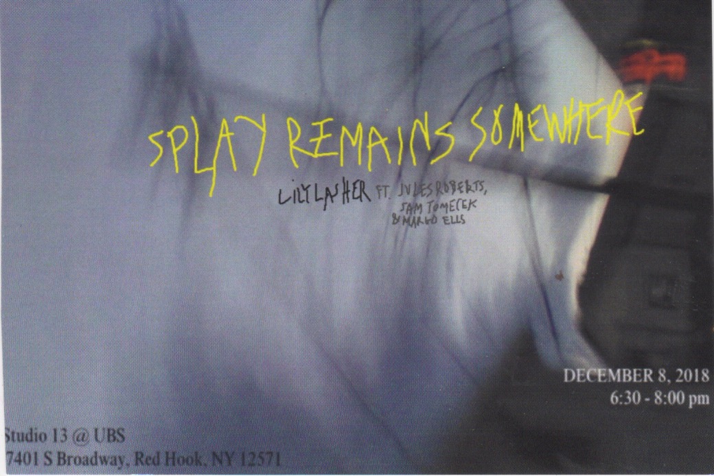 Splay Remains Somewhere&nbsp;by&nbsp;Lily Lasher
