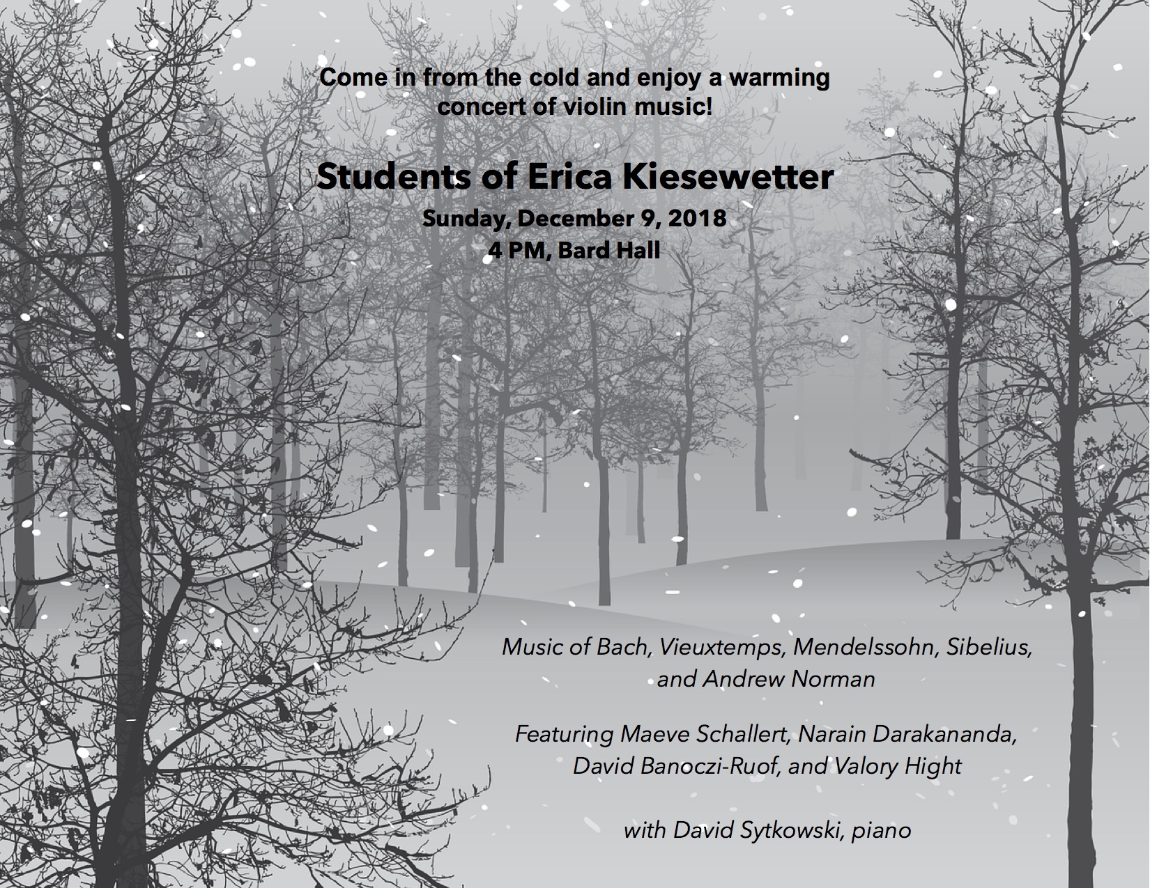 Students of Erica Kiesewetter&nbsp;Recital