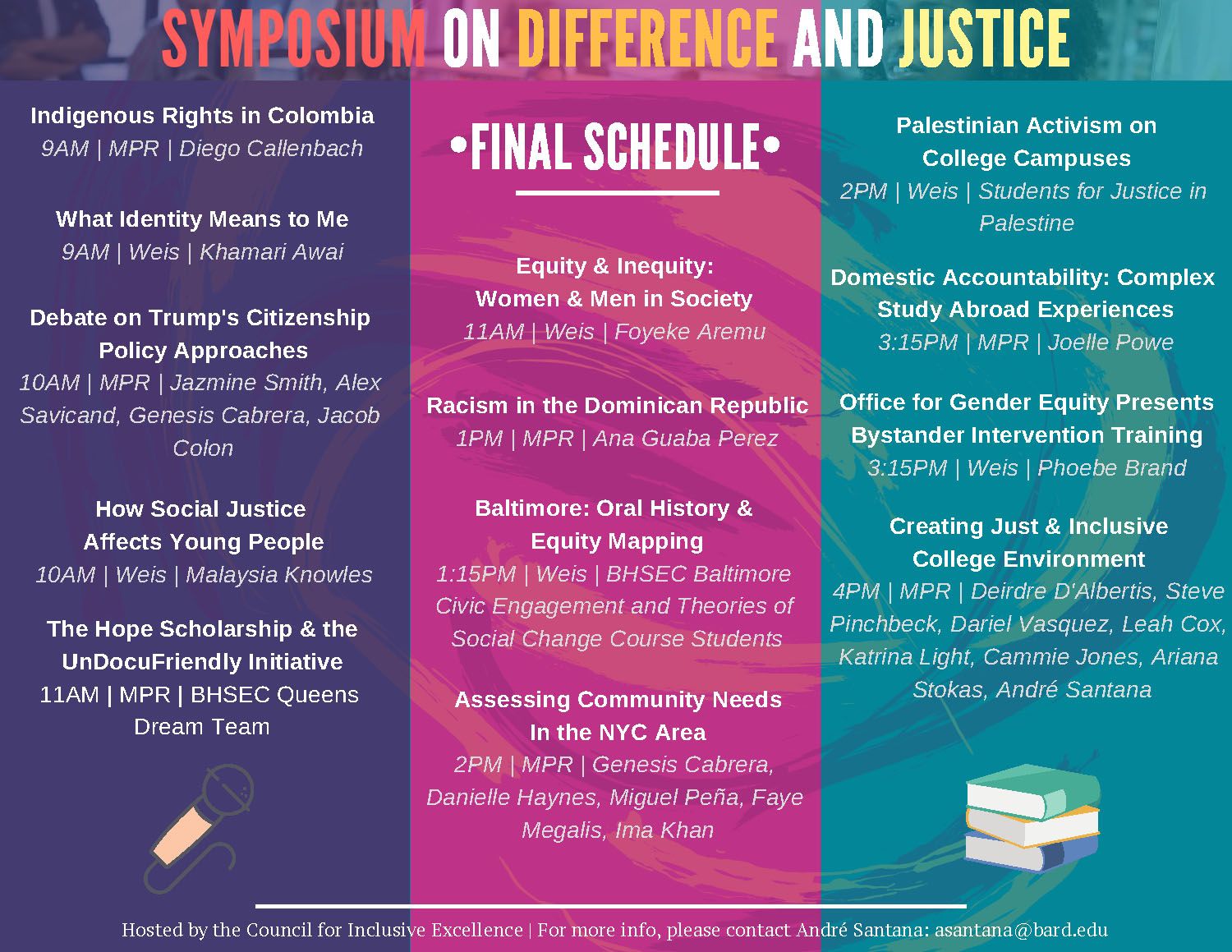 Symposium on Difference and Justice