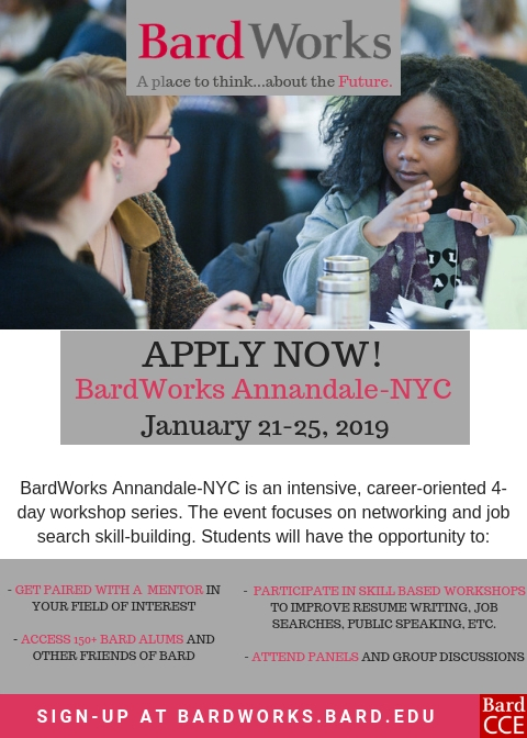 Register for BardWorks Annandale&nbsp;&amp; NYC Now!