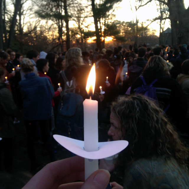 Candlelight Vigil in Response to the Mass Shootings in New Zealand