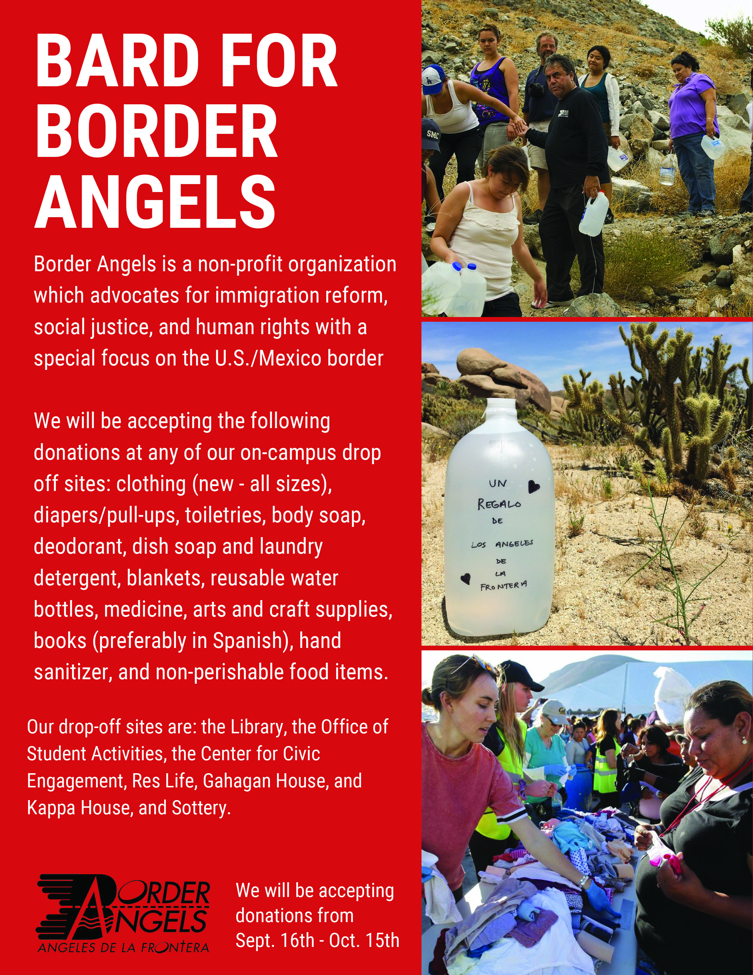 Donate to Bard for Border Angels