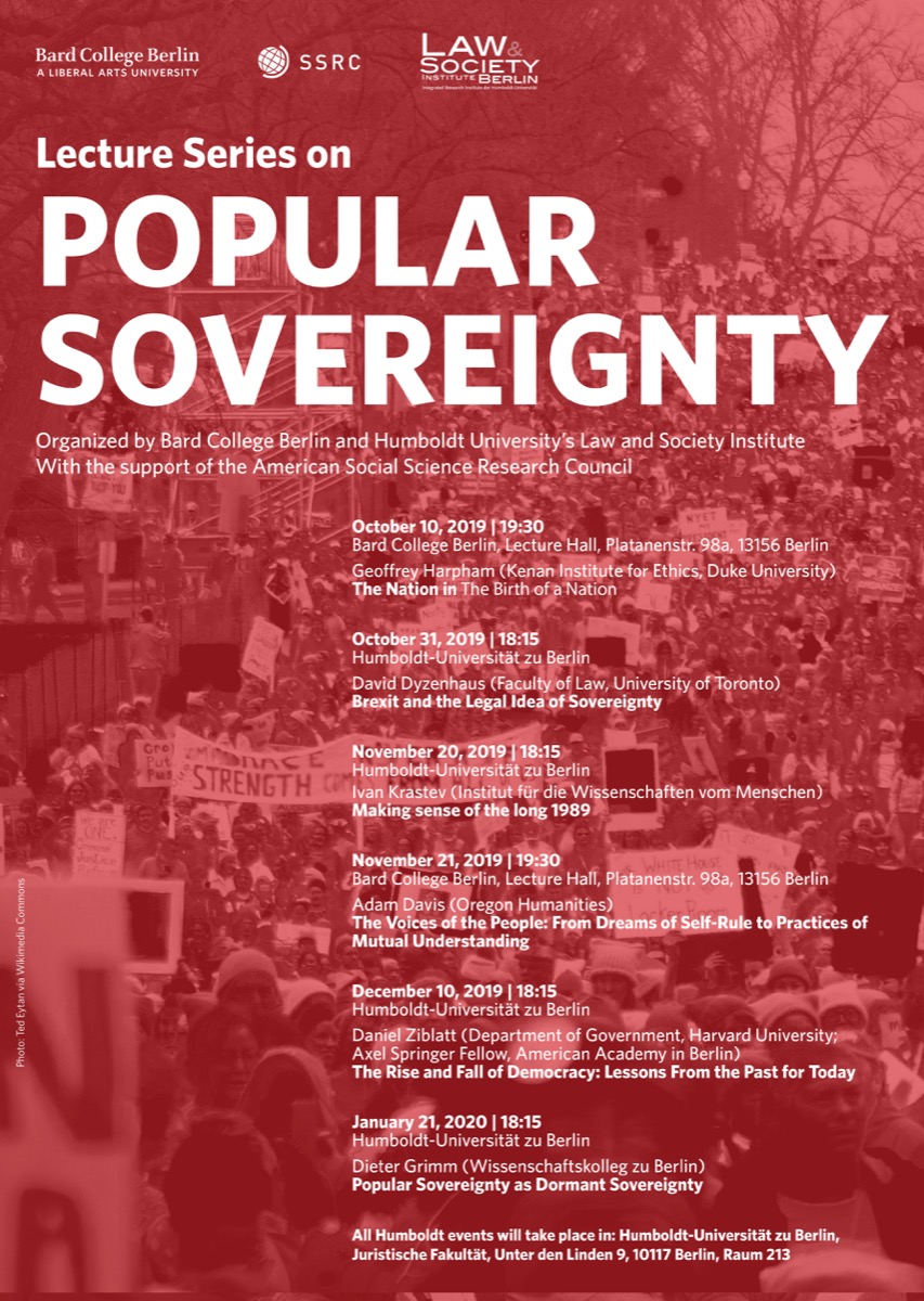 Lecture Series on Popular Sovereignty