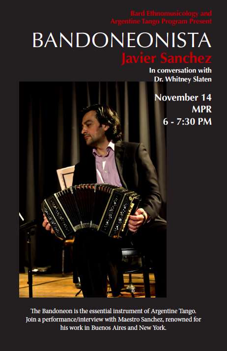 The Bandoneon: An Evening of Music and Conversation