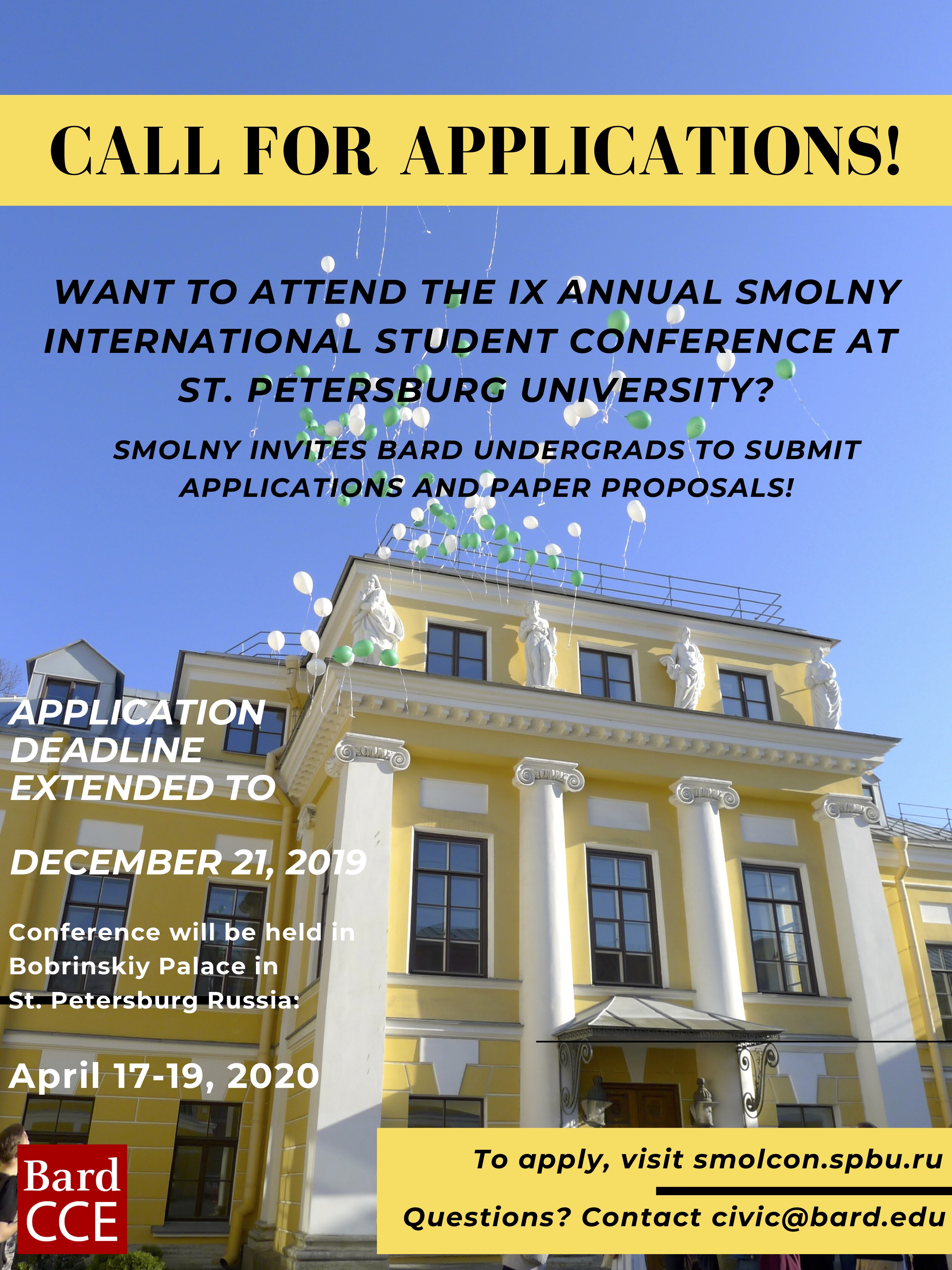 The IX Annual Smolny International Student Conference