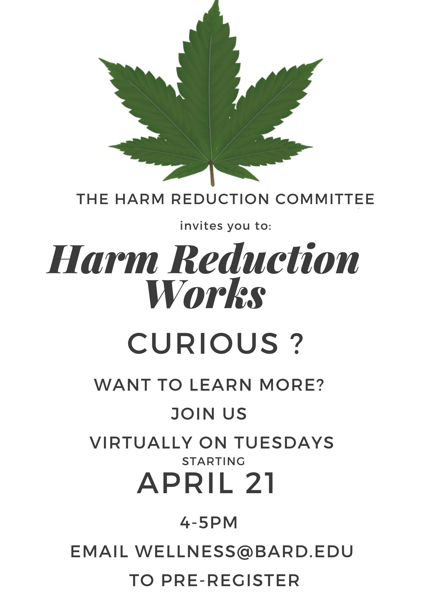 Harm Reduction Works