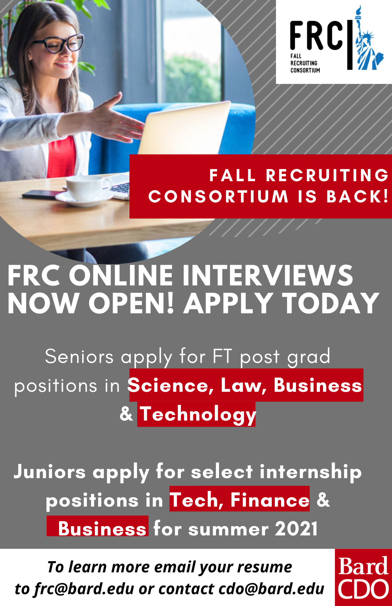 Fall Recruiting Consortium (FRC) &mdash; Online Interviews