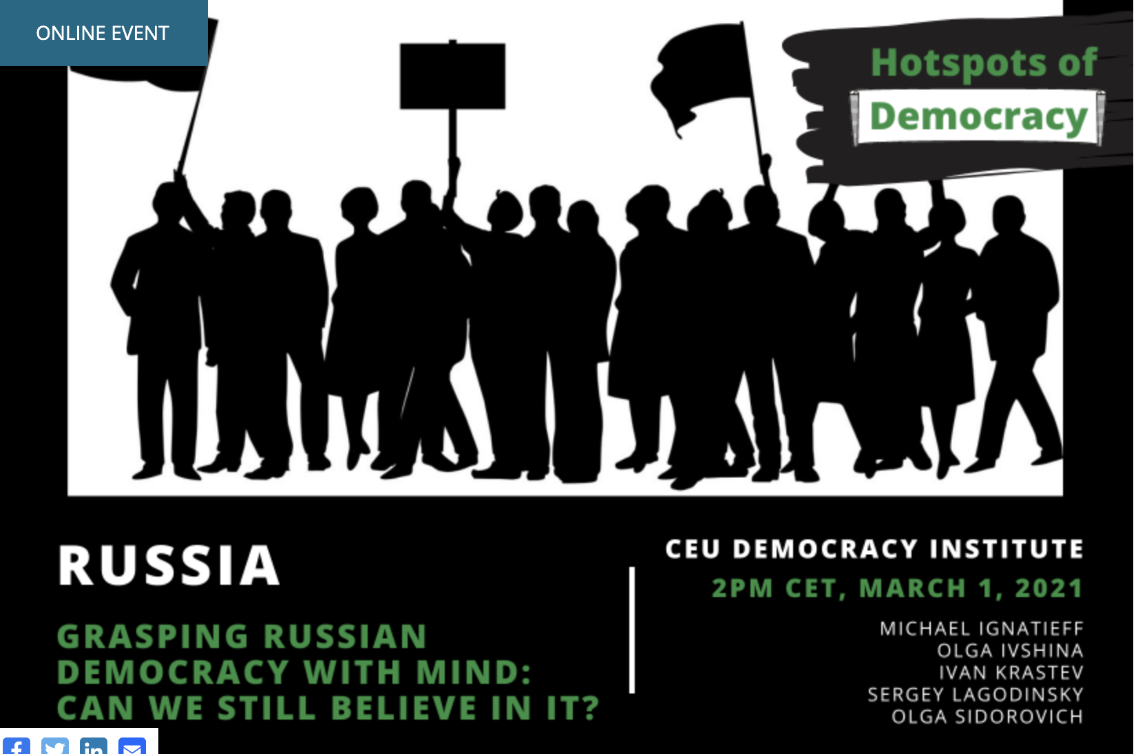 Hotspots of Democracy: Grasping Russian Democracy With Mind: Can We Still Believe in It?