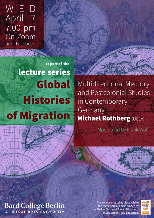 Michael Rothberg &ndash; Multidirectional Memory and Postcolonial Studies in Contemporary Germany