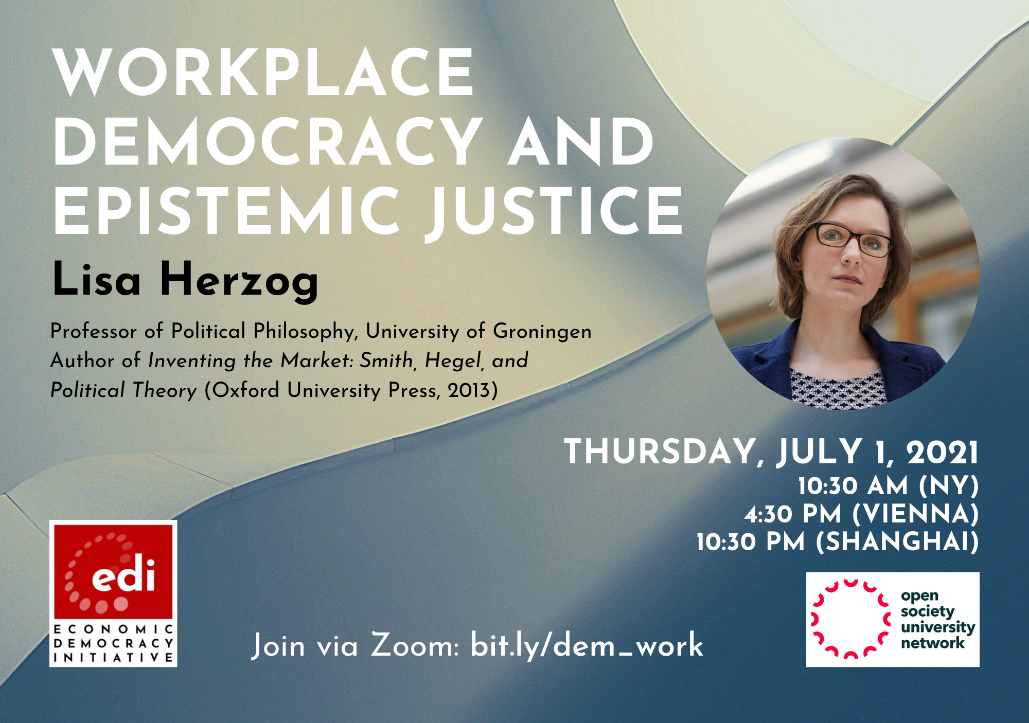 Lisa Herzog:&nbsp;Workplace Democracy and Epistemic Justice