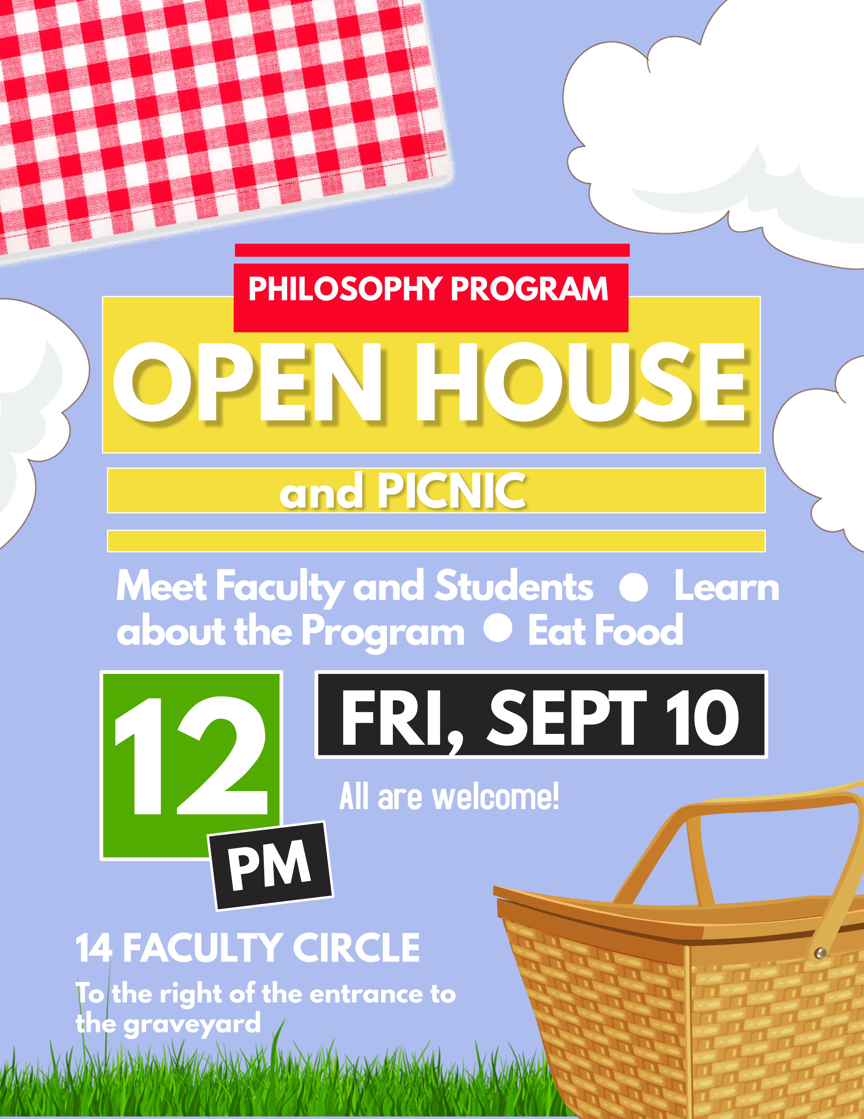 Philosophy Program Open House and Picnic