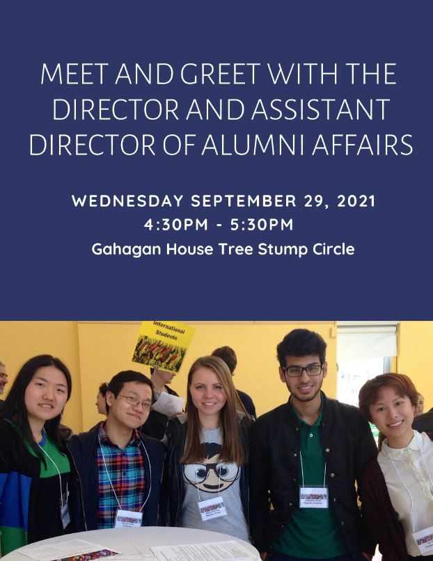 Alumni/ae Affairs Meet and Greet for International Students