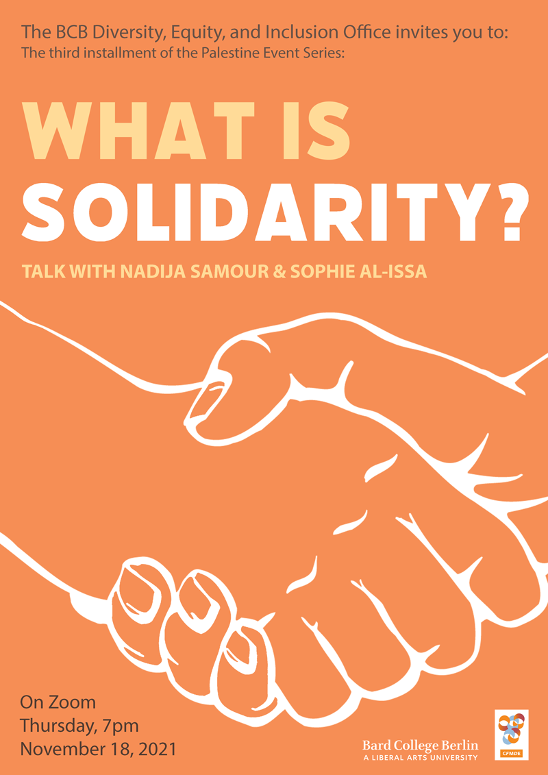 Nadija Samour &amp; Sophie Al-Issa&nbsp;&ndash;&nbsp;What is Solidarity?