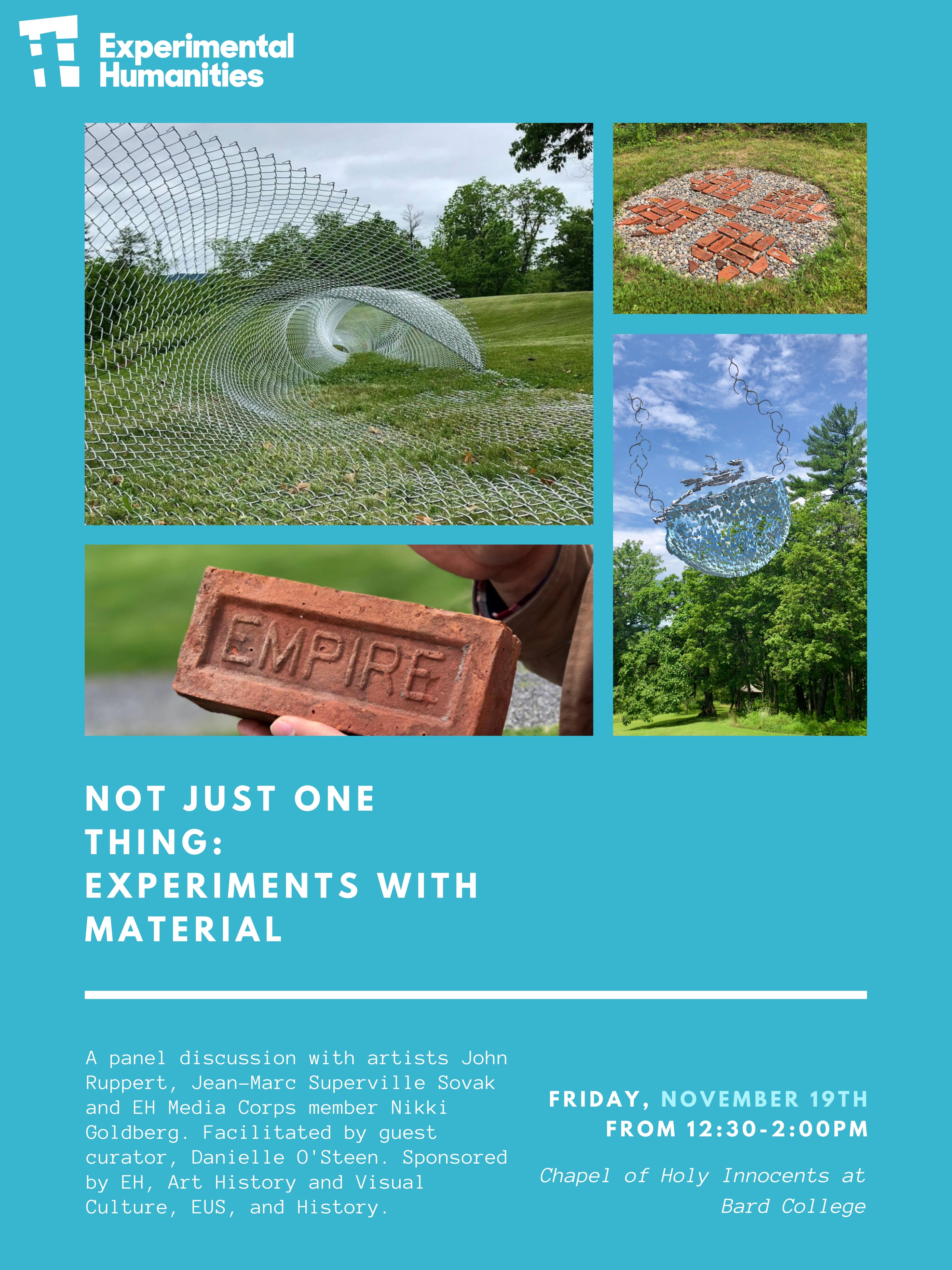 Not Just One Thing: Experiments with Material