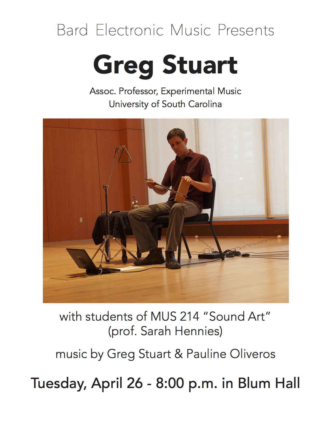 Greg Stuart - Guest Artist&nbsp;