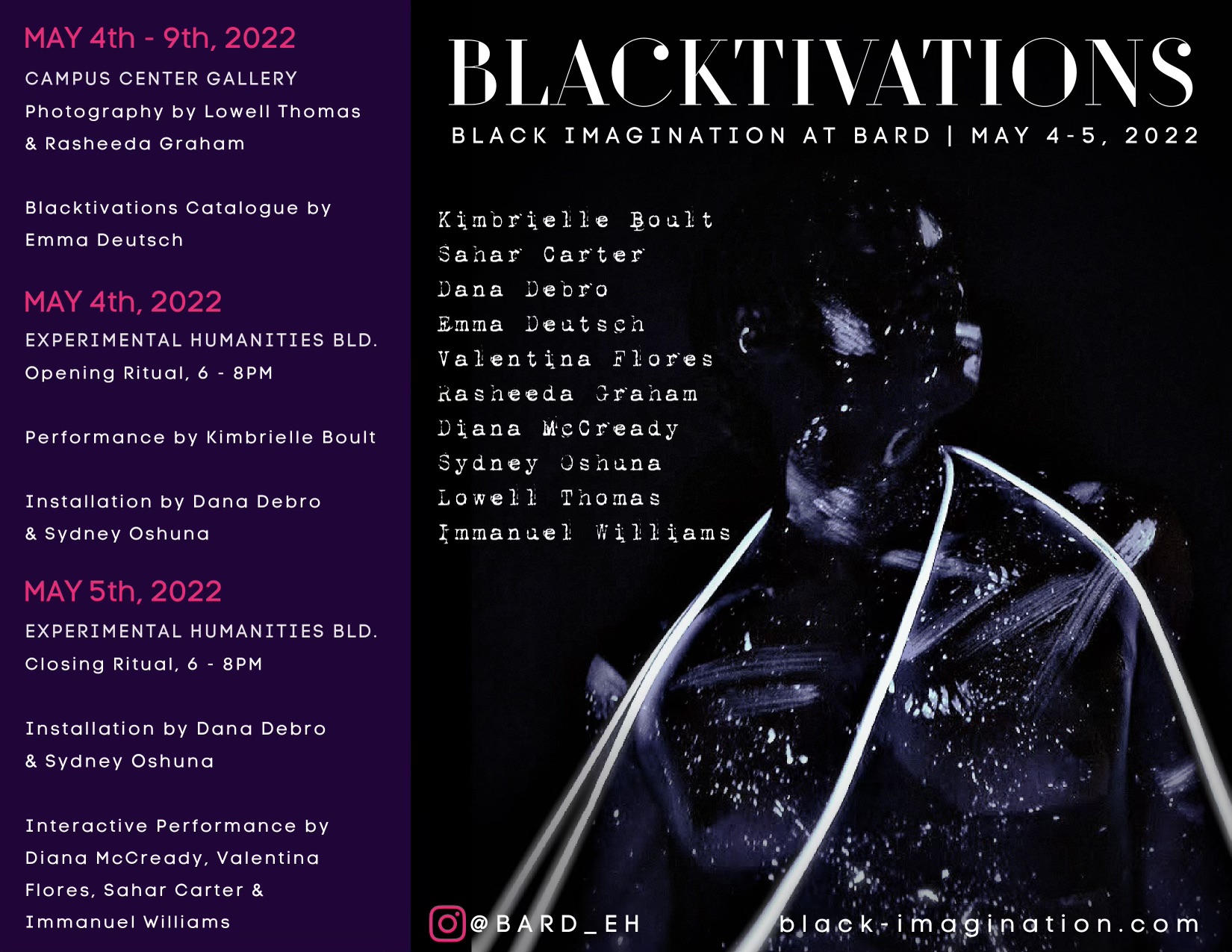 Blacktivations: Black Imagination at Bard