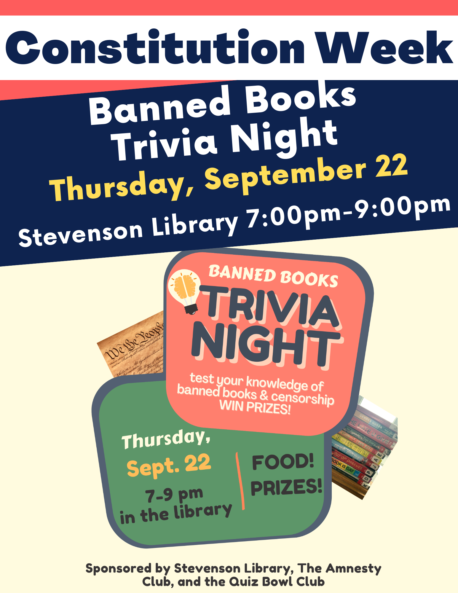 Banned Books Trivia at the Stevenson Library