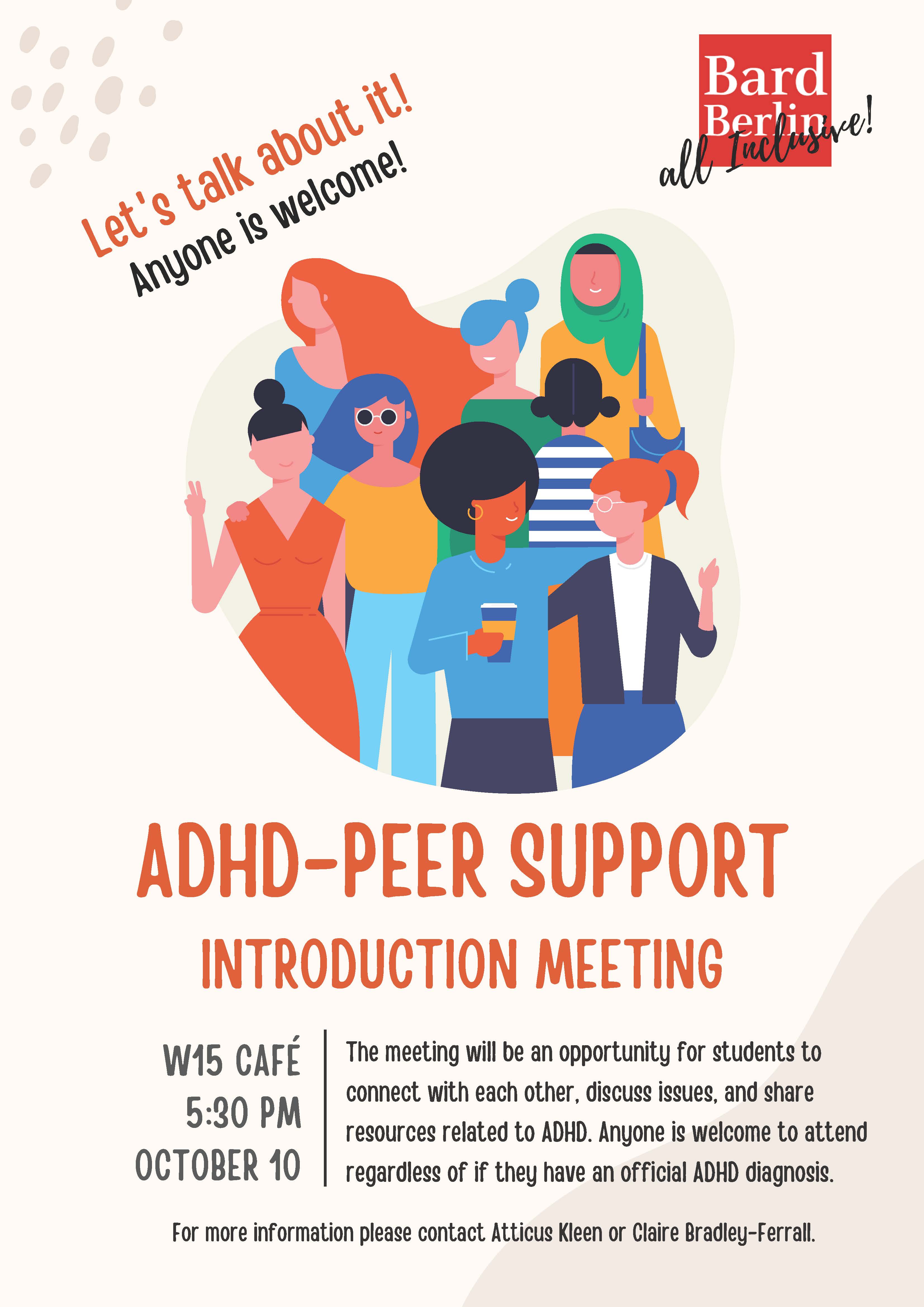 ADHD Peer Support Introduction Meeting