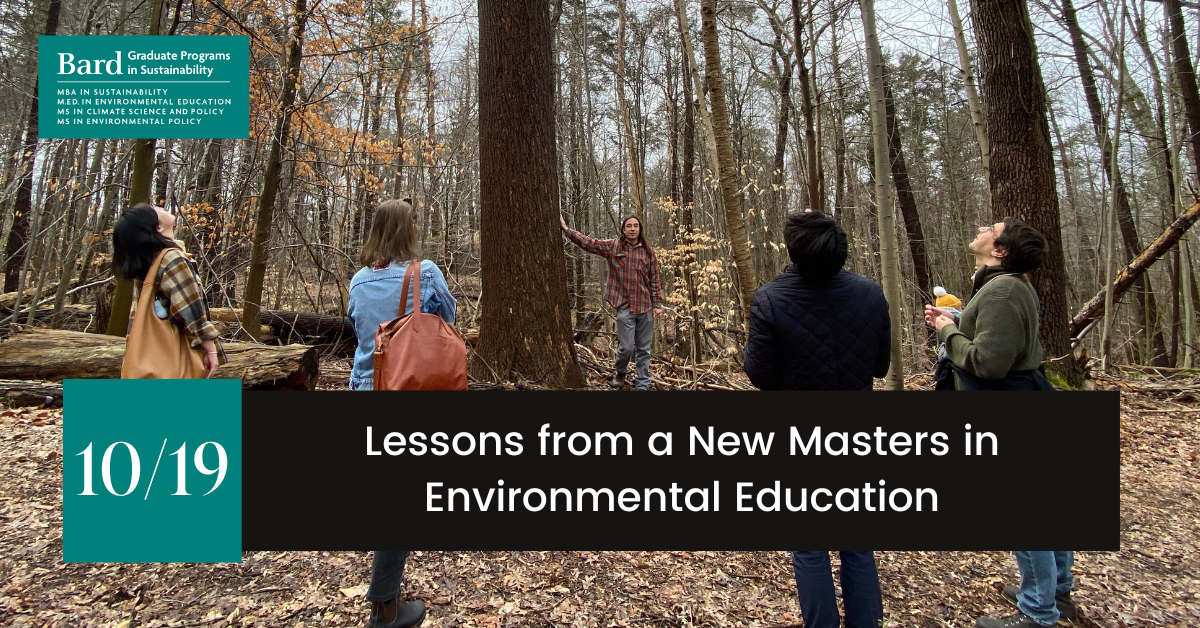 Visit https://www.eventbrite.com/e/lessons-from-a-new-masters-in-environmental-education-tickets-439291682247