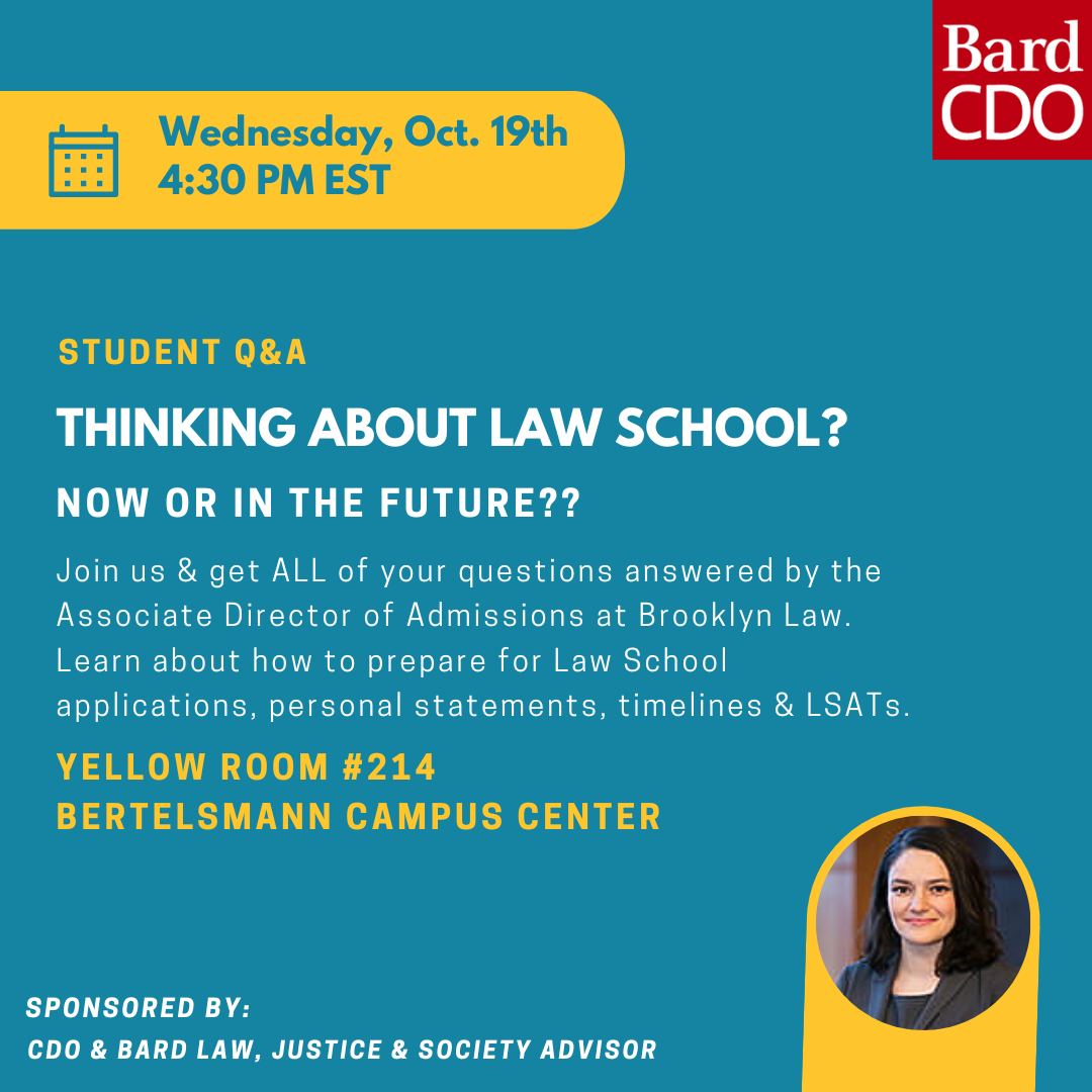 Thinking about Law School? With the Associate Director of Admissions from Brooklyn Law