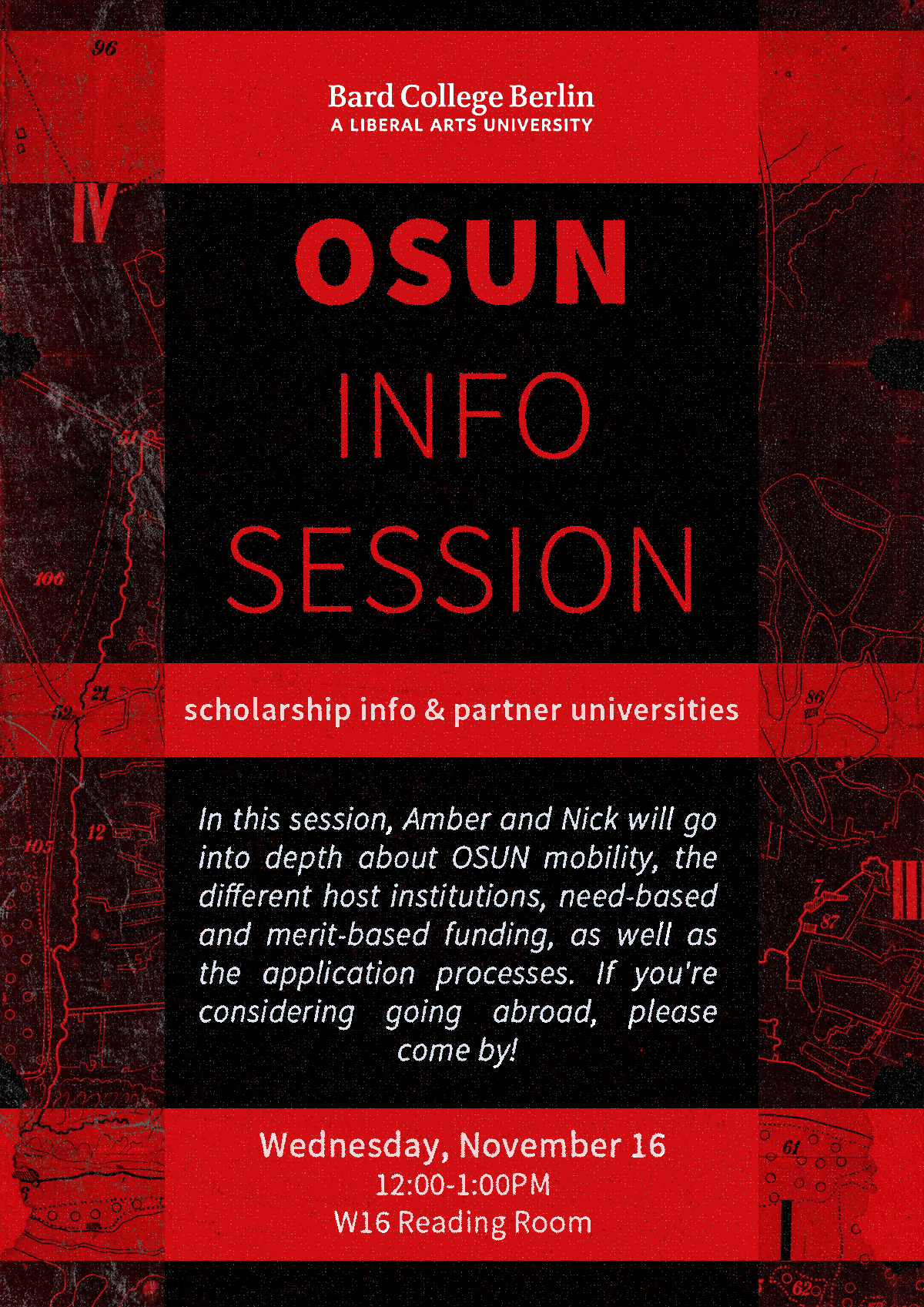 OSUN Info Session (Scholarship info &amp; Partner Universities)