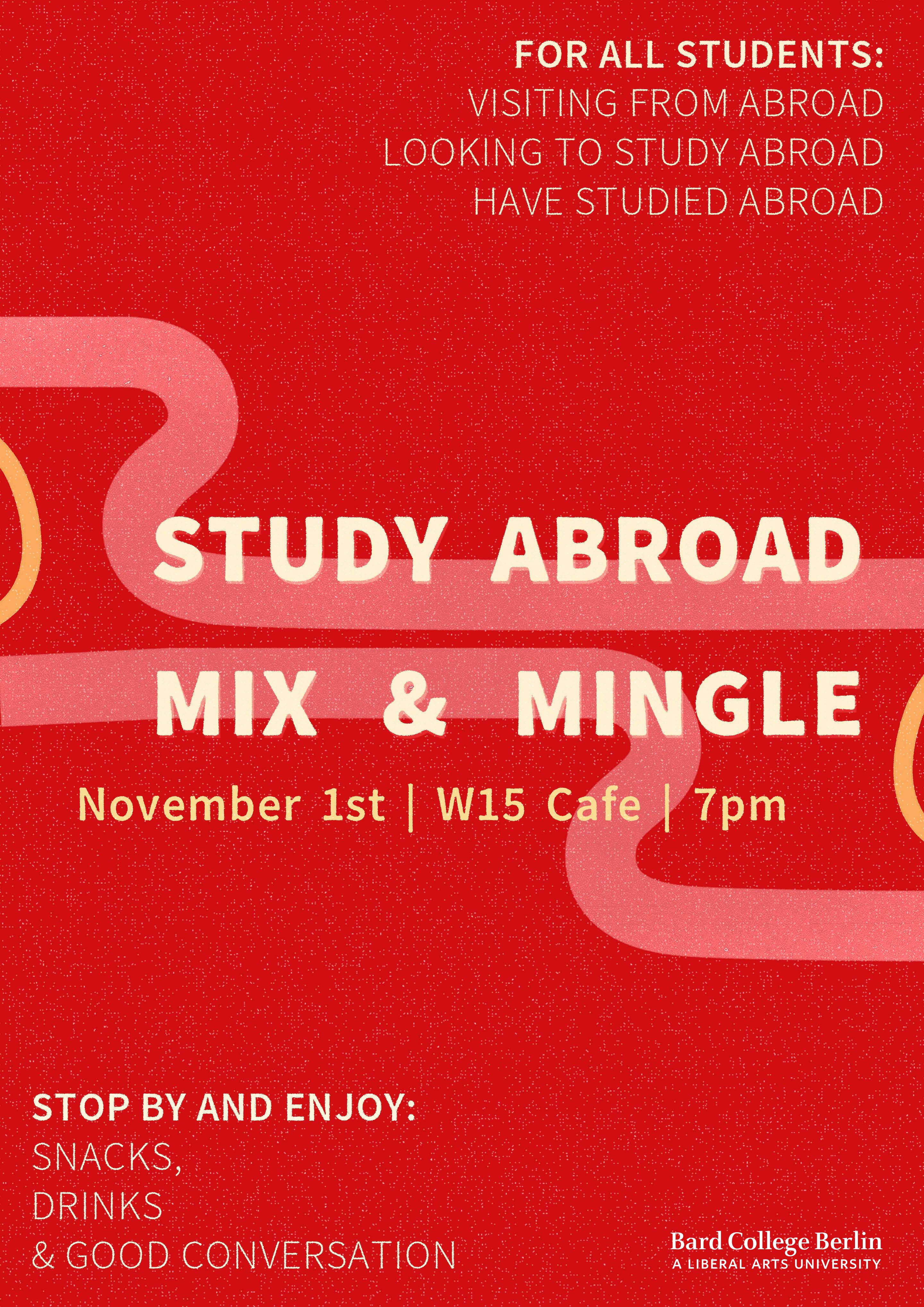 Study Abroad Mix &amp; Mingle