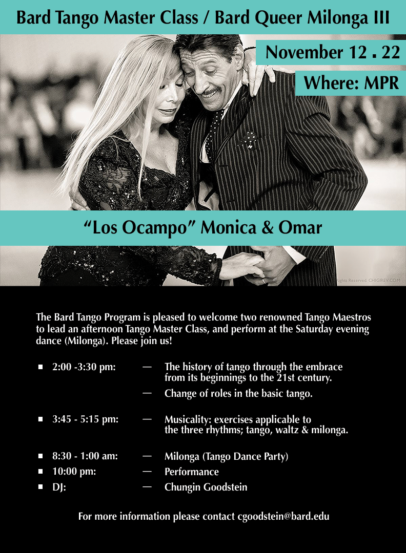 Bard Tango Master Classes with Los Ocampo