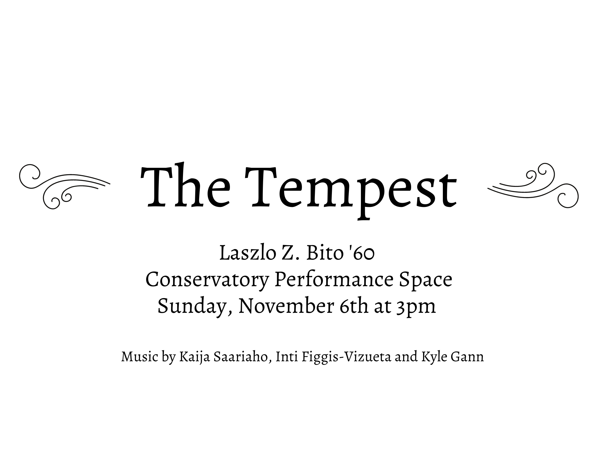 Bard Sinfonietta Project: The Tempest