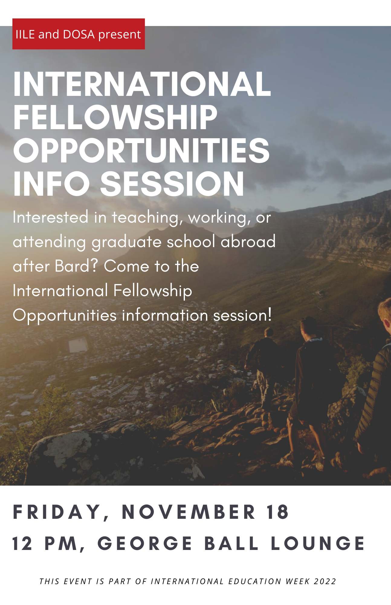 International Fellowship Opportunities Info Session