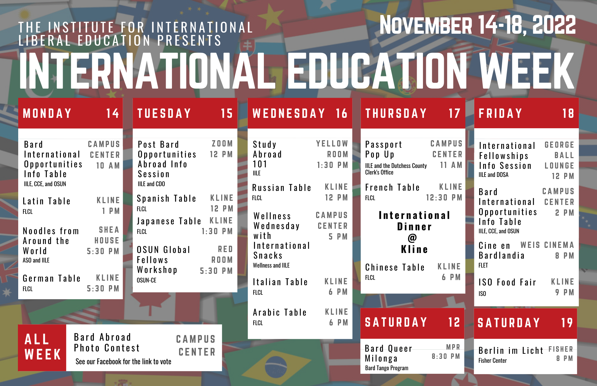 International Education Week 2022 at Bard