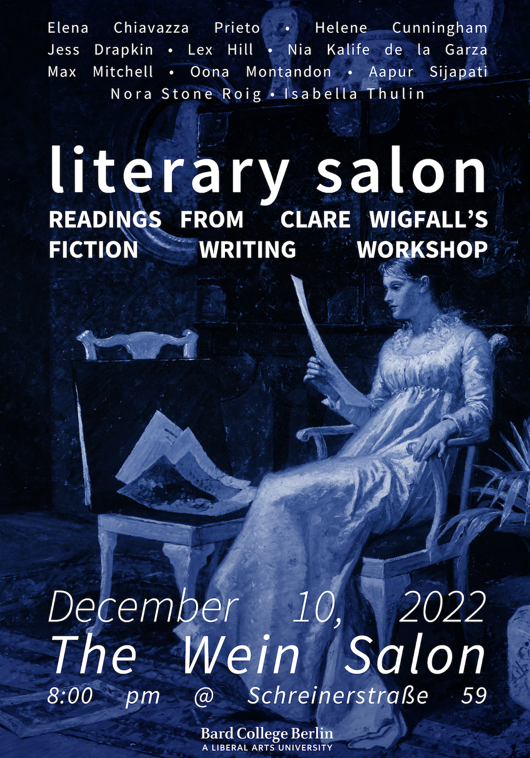 Literary Salon: Reading by the students of Clare Wigfall&#39;s Fiction Writing Workshop (2/2)