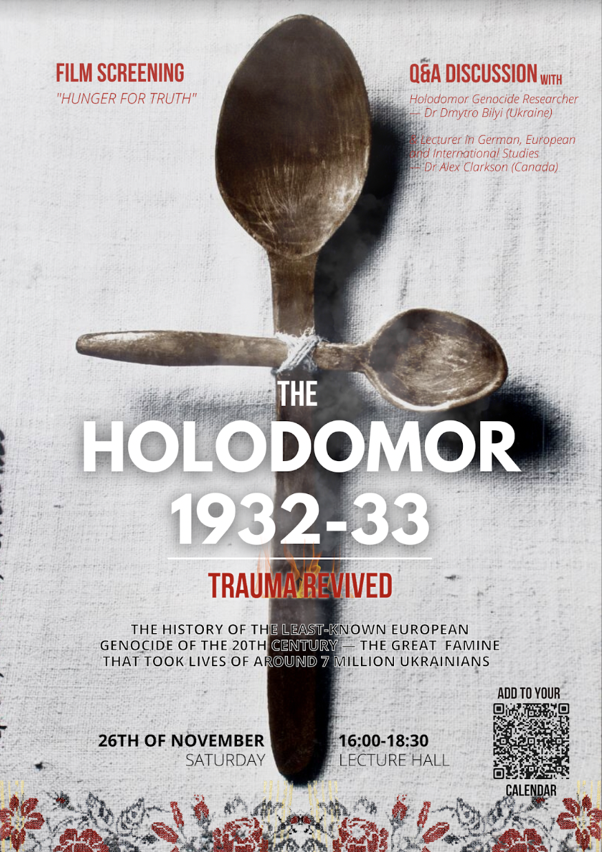 The Holodomor 1932-33: The Trauma Revived (Film screening and Q&amp;A)&nbsp;