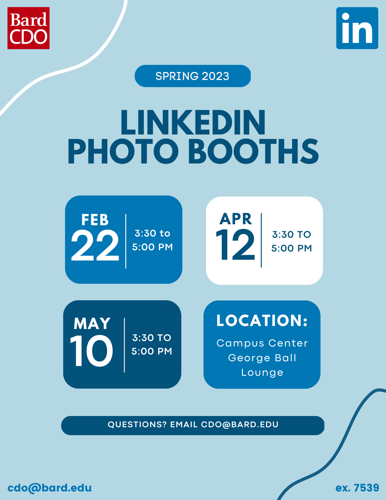 Spring 2023 LinkedIn Photo Booths
