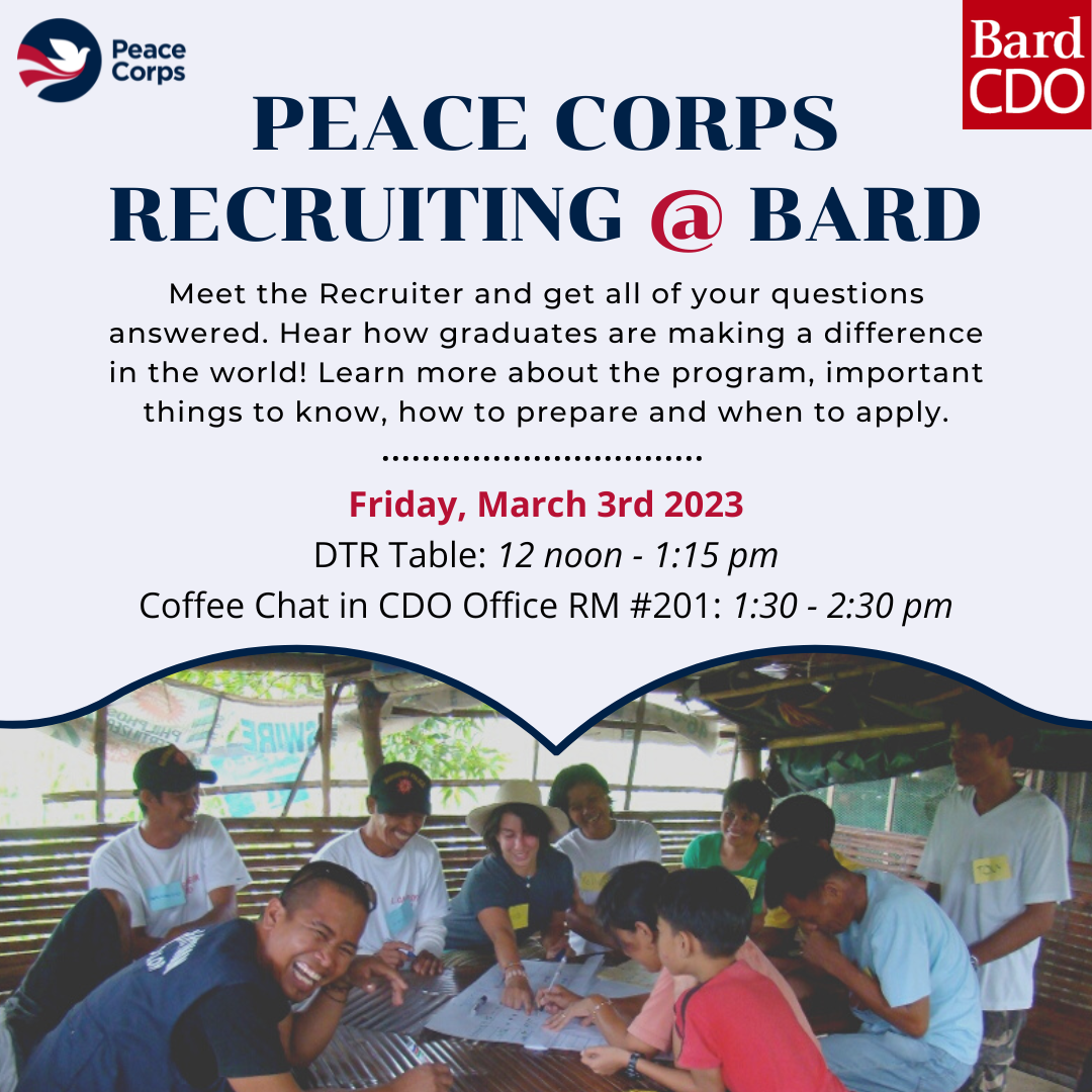 Peace Corps Recruiting at Bard