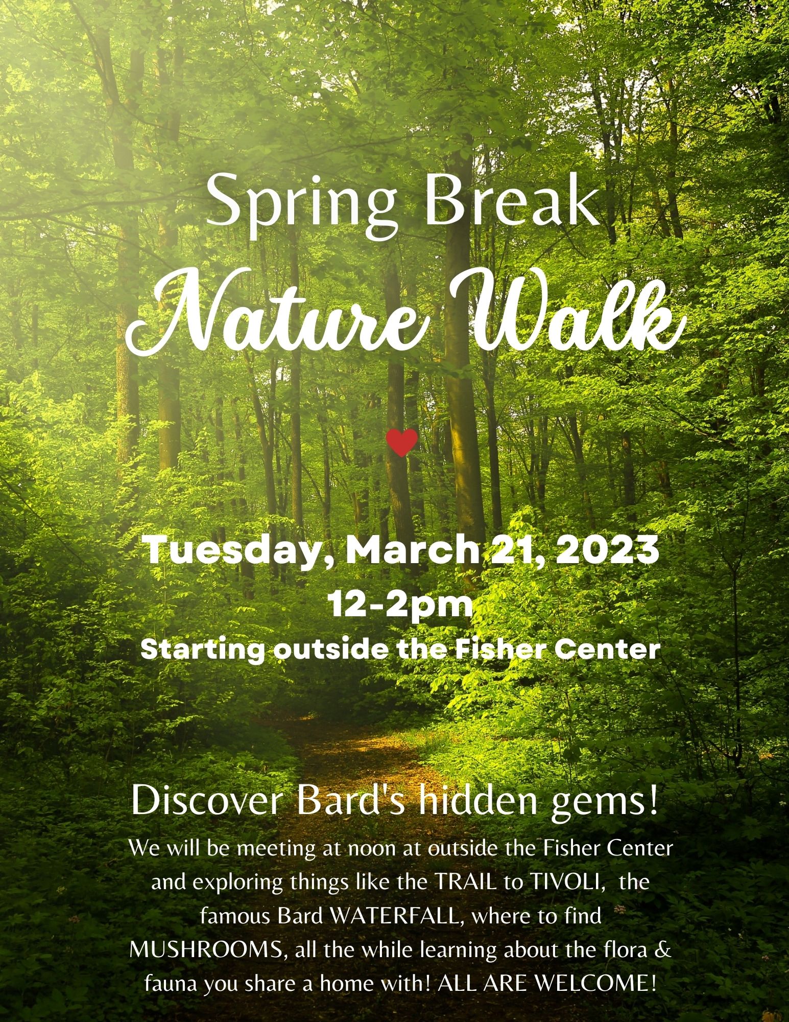 Spring Break Nature Walk