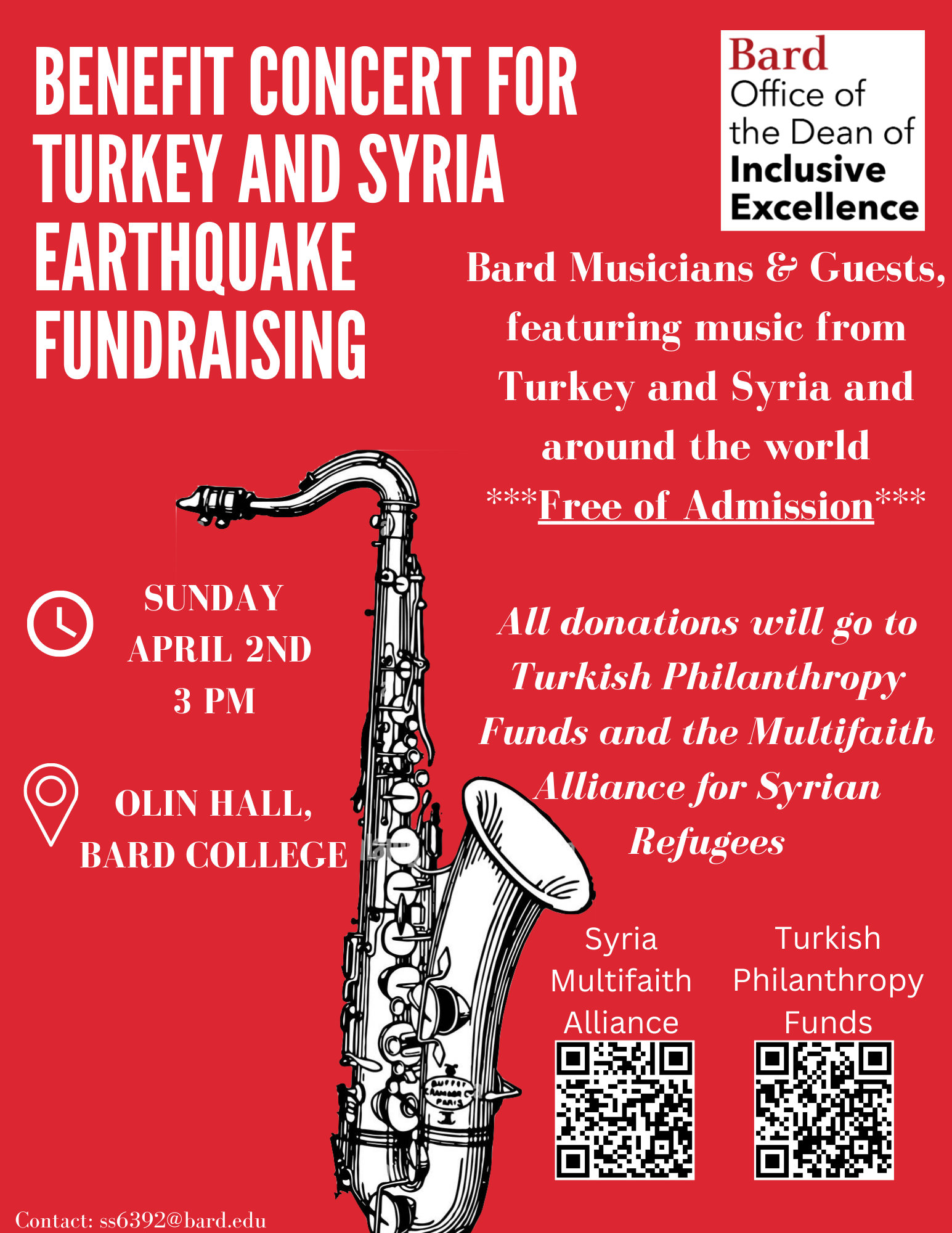 Benefit Concert for Turkey and Syria Earthquake Fundraising