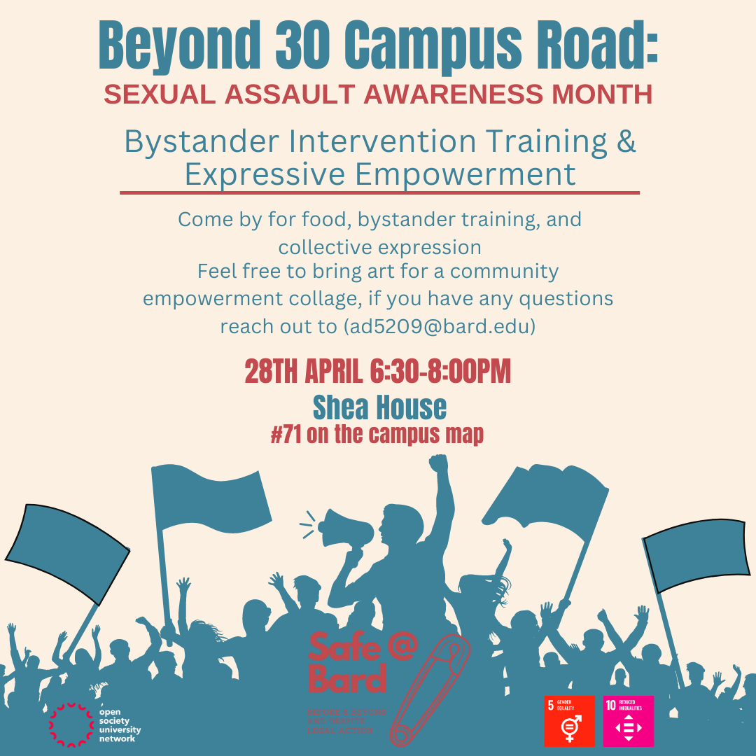 Beyond 30 Campus Road: Sexual Assault Awareness Month&nbsp;