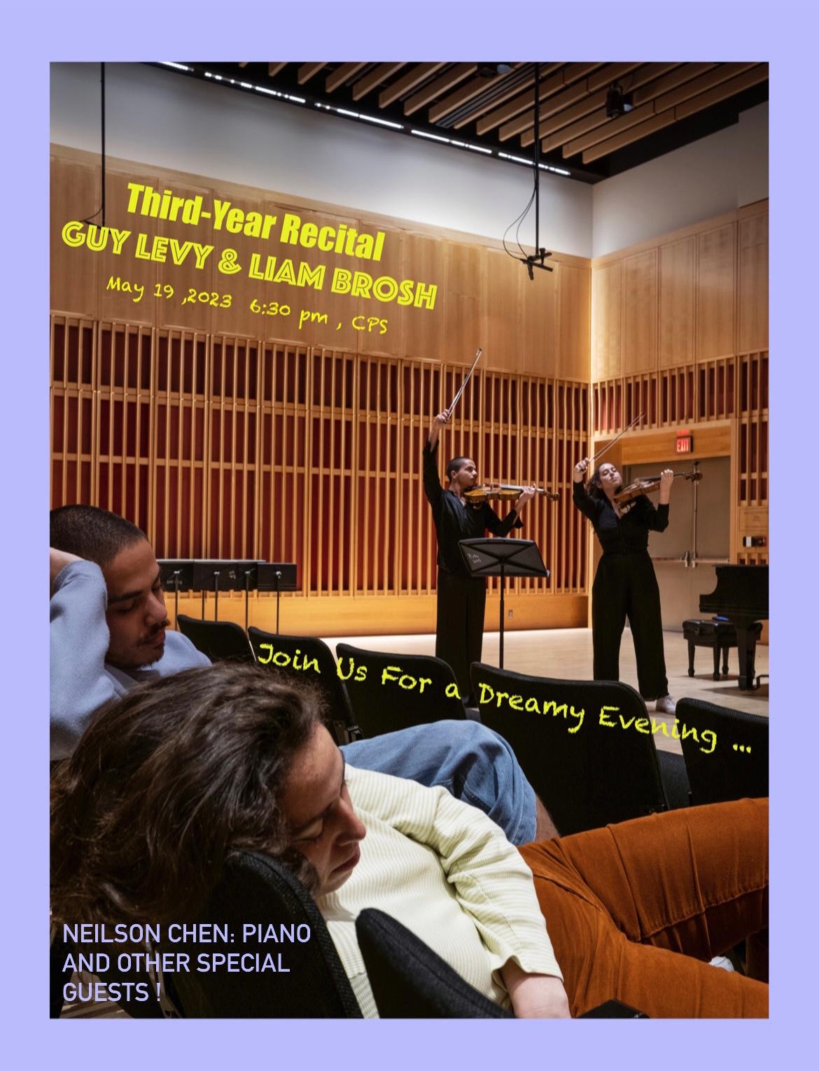 Recital: Liam Brosh, viola, and Guy Levy, viola