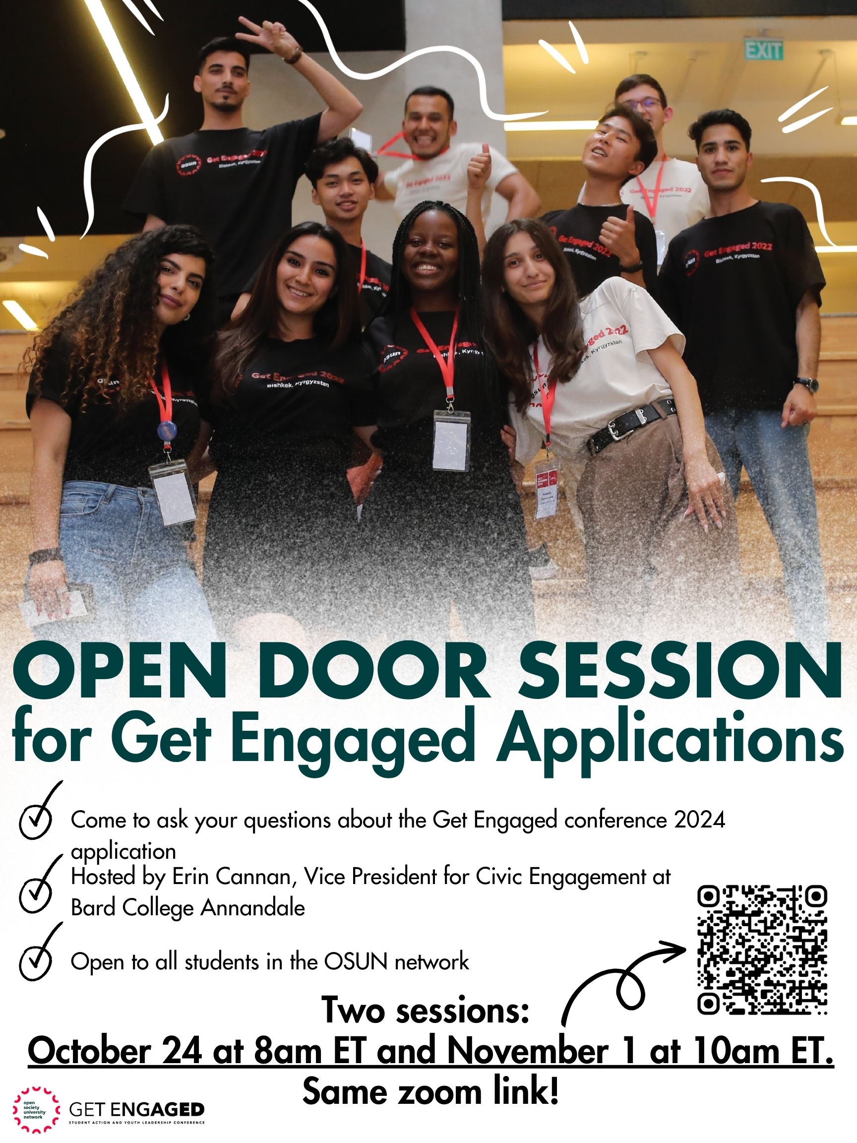 Open Door Session for Get Engaged Conference Applications