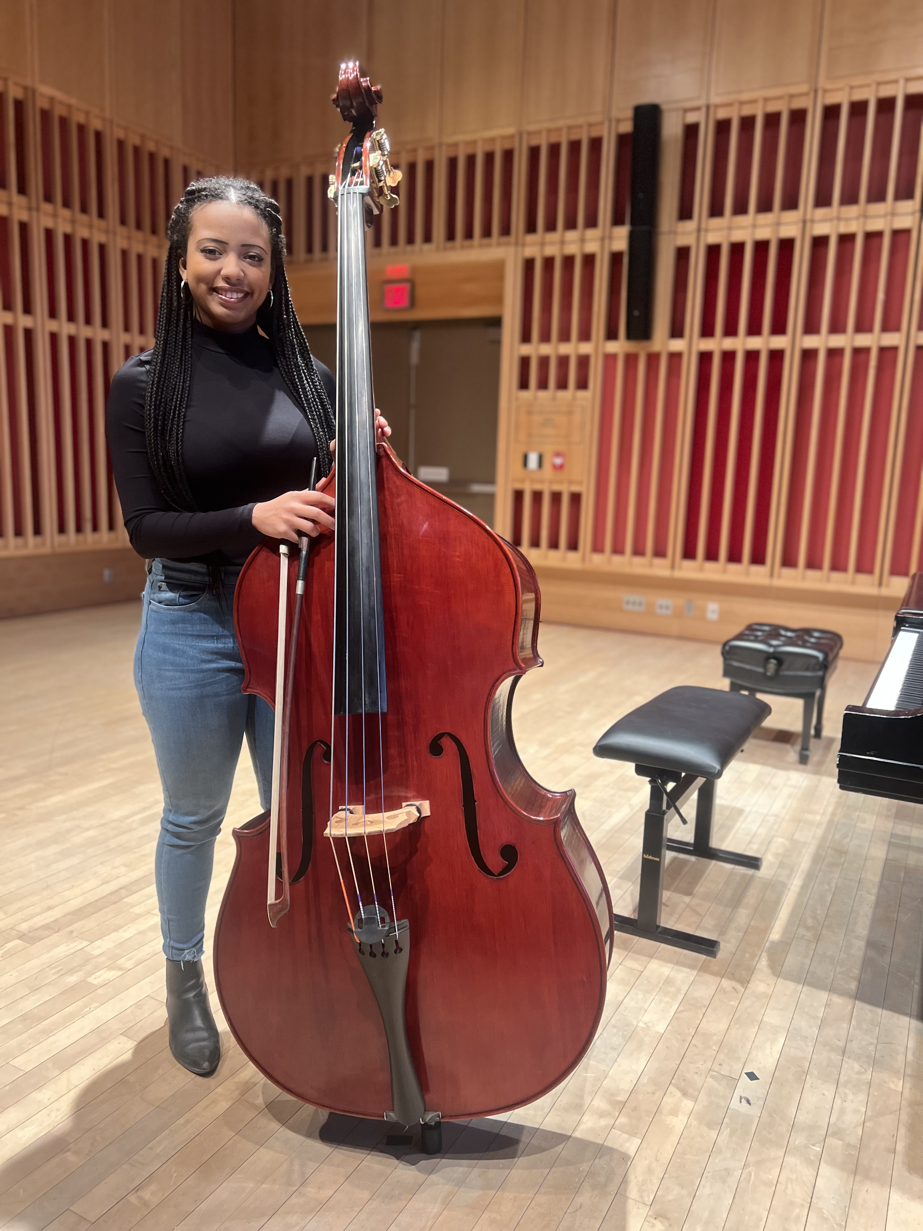 Degree Recital: Elizabeth Liotta, double bass, with violin, piano and seven double-bassists