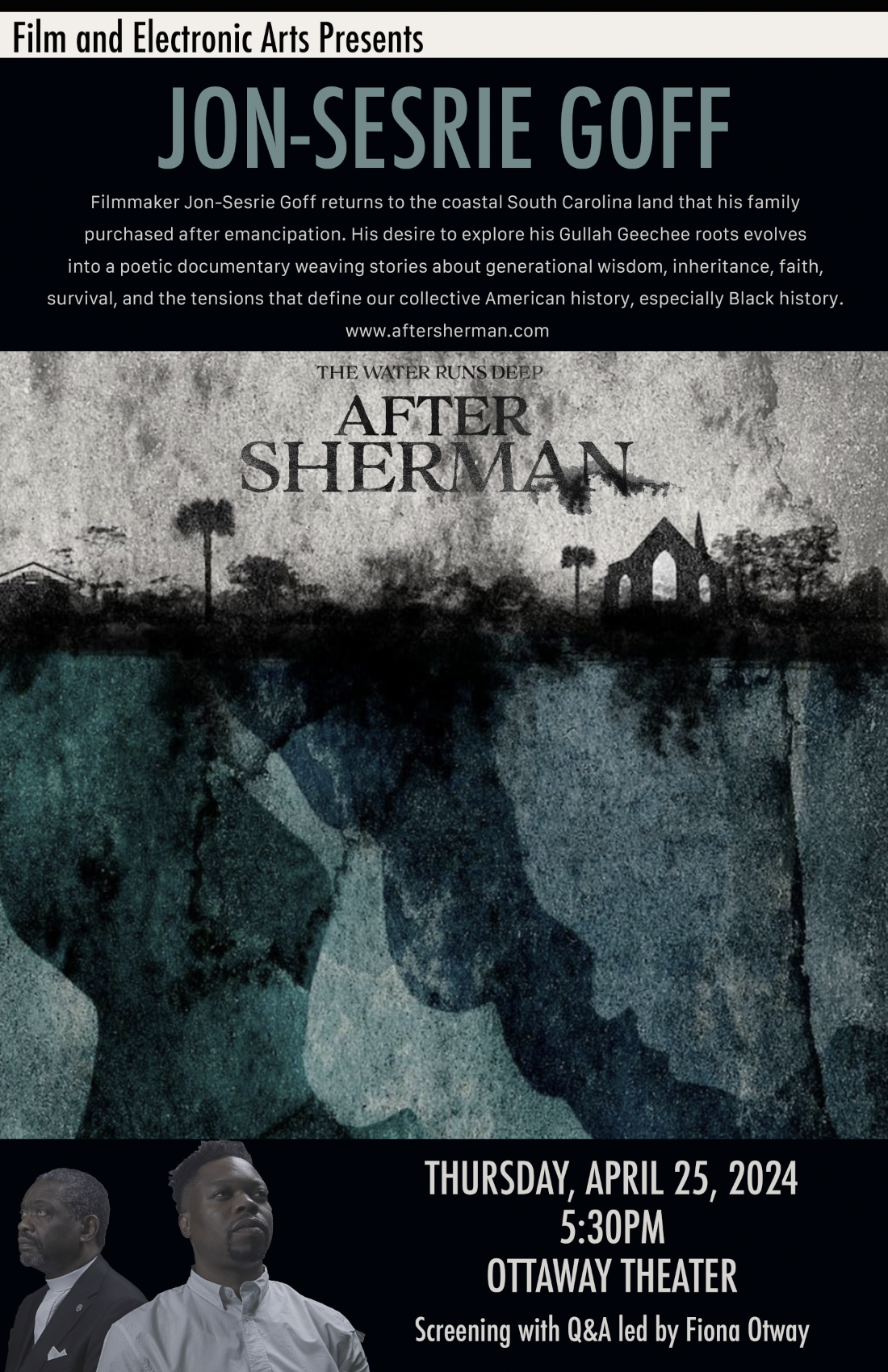 Filmmaker Jon-Sesrie Goff - Screening of After Sherman followed by Q&amp;A