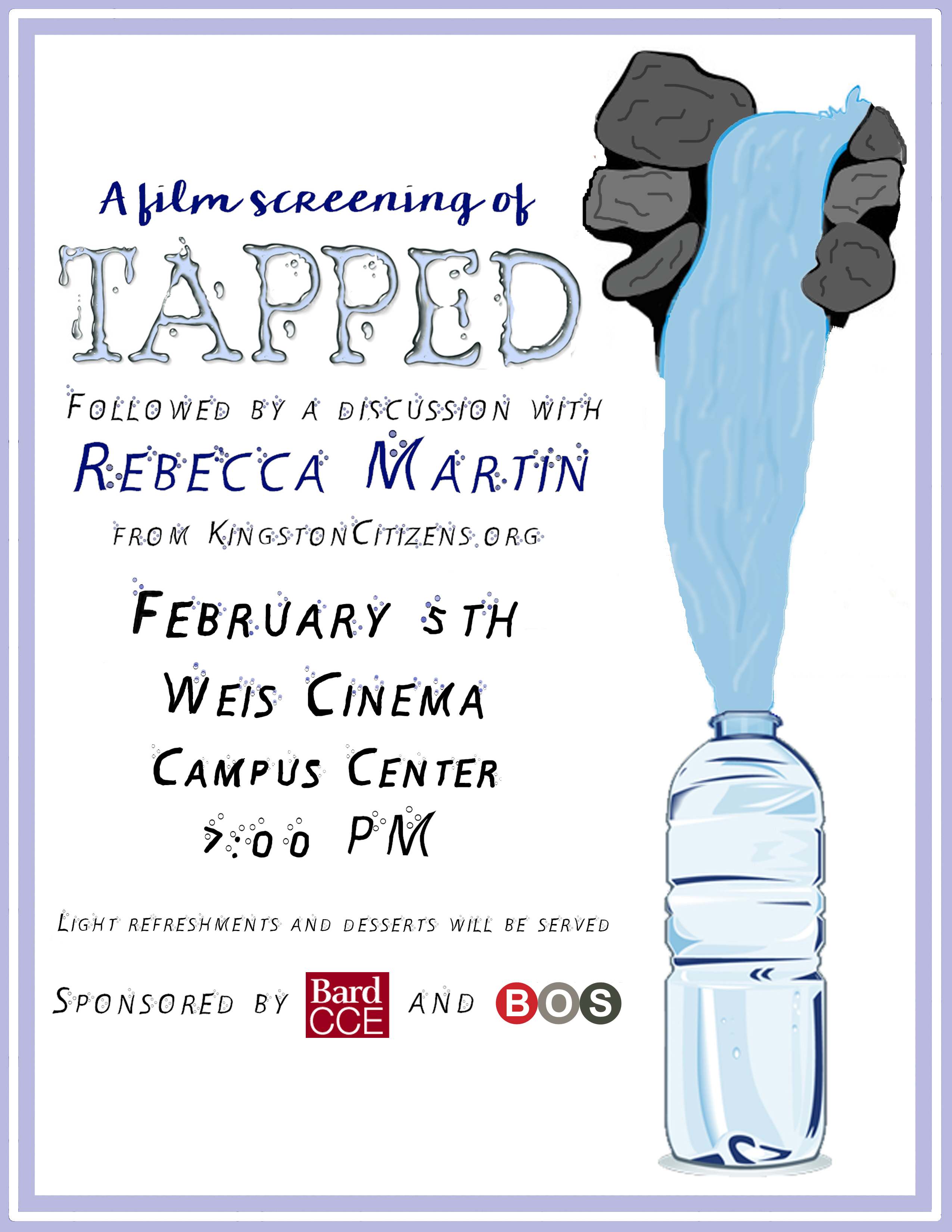 In the News: Local Water Issues - Tapped Screening &amp; Discussion with Kingston Citizens