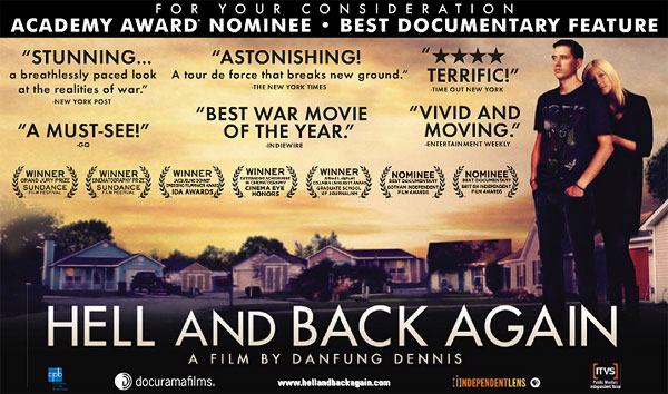 Hell and Back Again movie screening in Weis Cinema