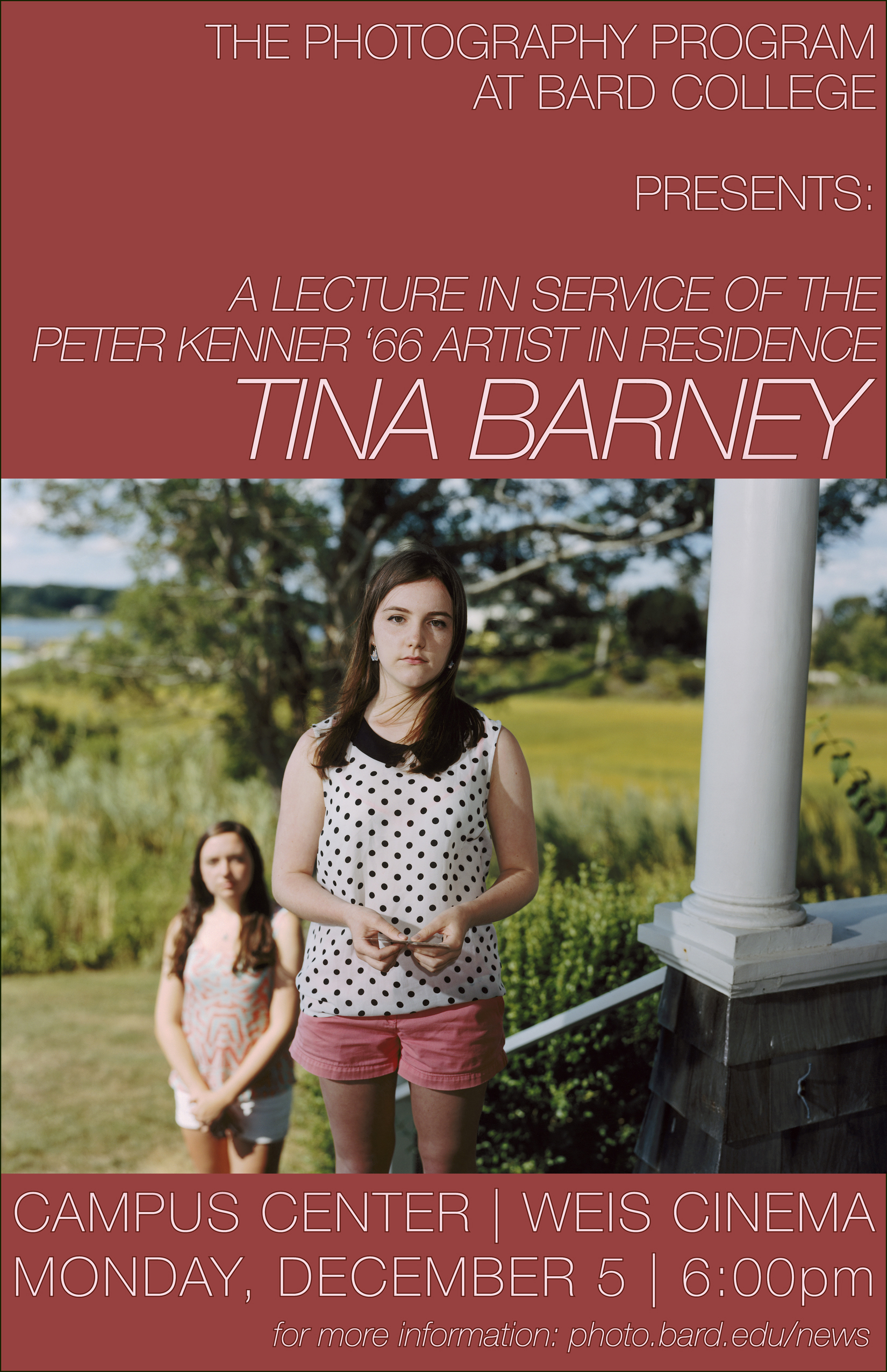 The Photography Program Presents Tina Barney