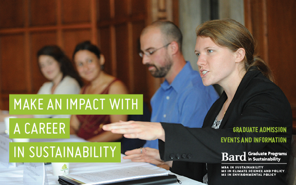 Bard Graduate Programs in Sustainability: Open House in New York City