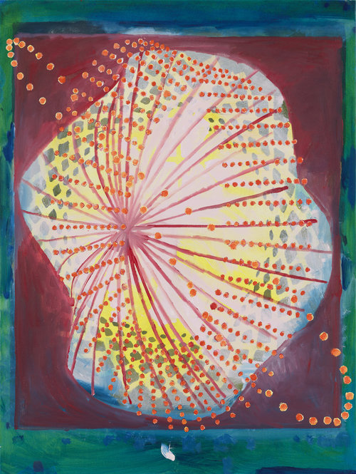 "Scale", 2015-2016
Oil, wax and resin on linen,
60 x 45"